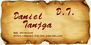 Daniel Tanjga vizit kartica